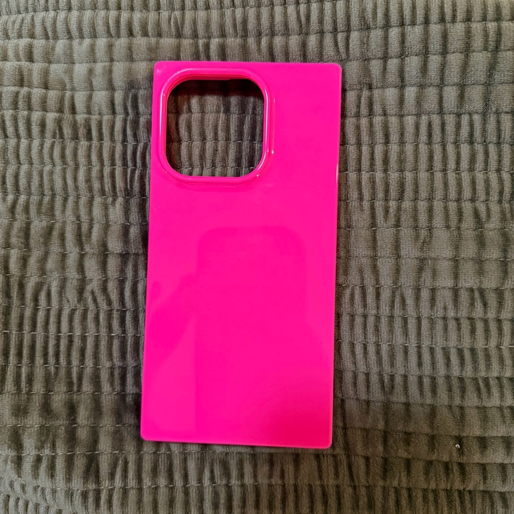 Vibrant Pink Phone Case iPhone 15 pro